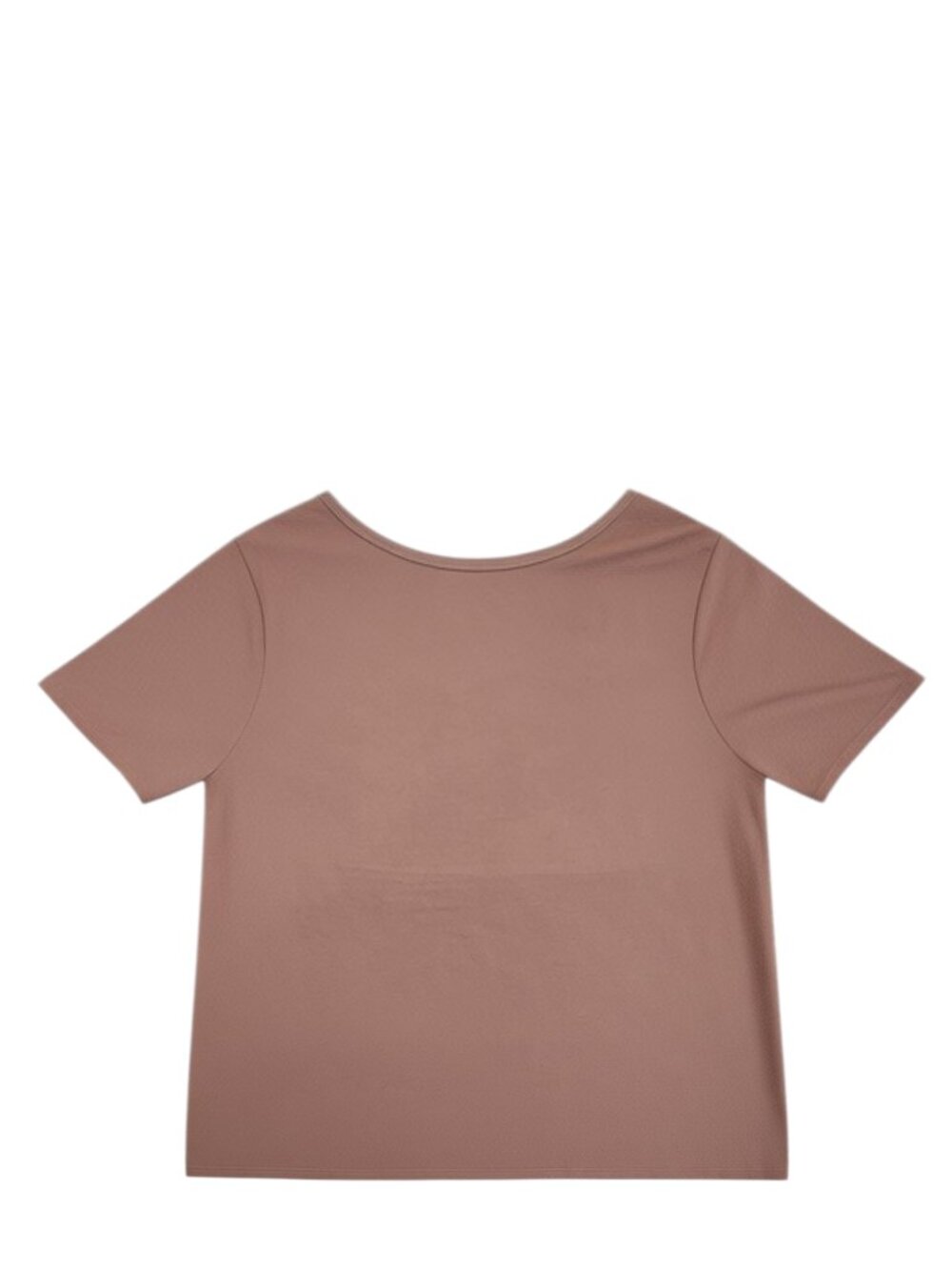 Ava & Viv Mauve V Neck Tee 2X Essential Basic - Picture 4 of 4
